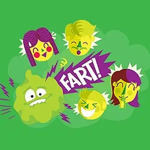 family Games Gas Out for Kids, Family & Game Night, Hilarious Electronic Fart Sounds from a Plastic Gas Cloud