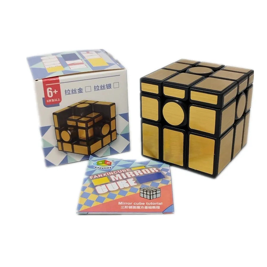 Fanxin Mirror Cube 3x3x3 Magic Speed  Educational Puzzle Toys Magic Cubes For Kids Children Birthday Christmas Gifts