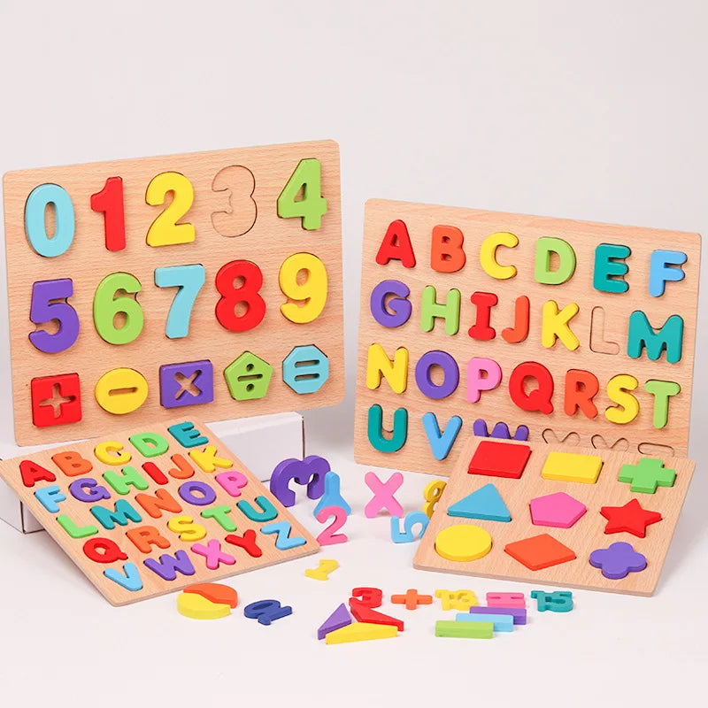 Wooden Puzzle Montessori Toys For Kids Children Geometric Shape Peg Puzzle Educational Sensory Activity Baby Toys 2 3 4 5 6 Year