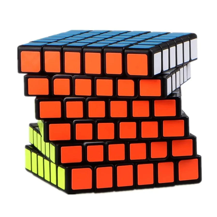 QIYI Speed Magic Cube 3x3x3 4x4x4 5x5x5 Puzzle Black Stickers Magic Cube Education Learnning Cubo Magico Toys For Children Kids