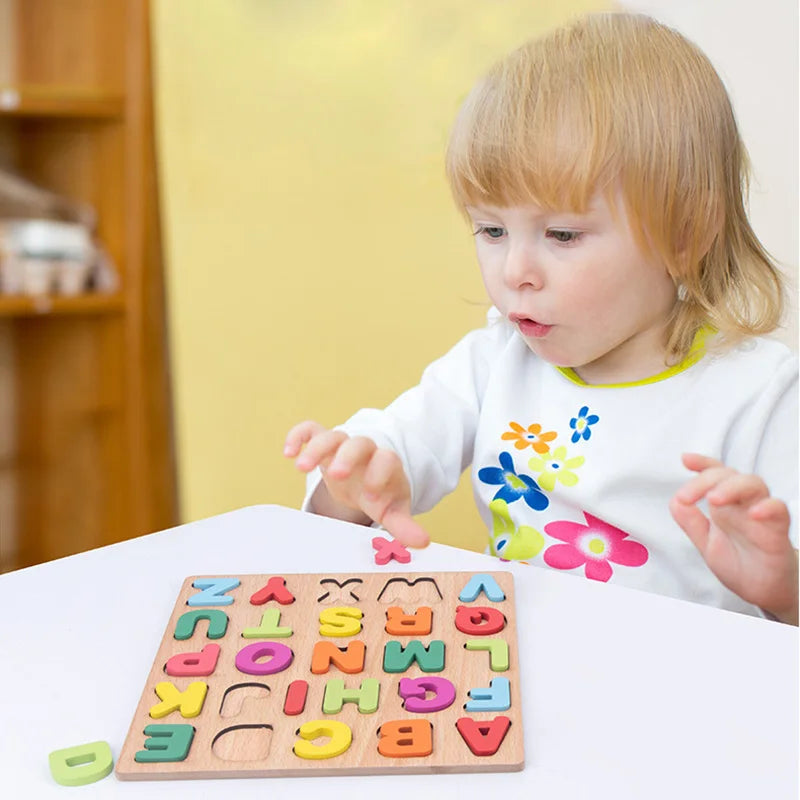 Wooden Puzzle Montessori Toys For Kids Children Geometric Shape Peg Puzzle Educational Sensory Activity Baby Toys 2 3 4 5 6 Year