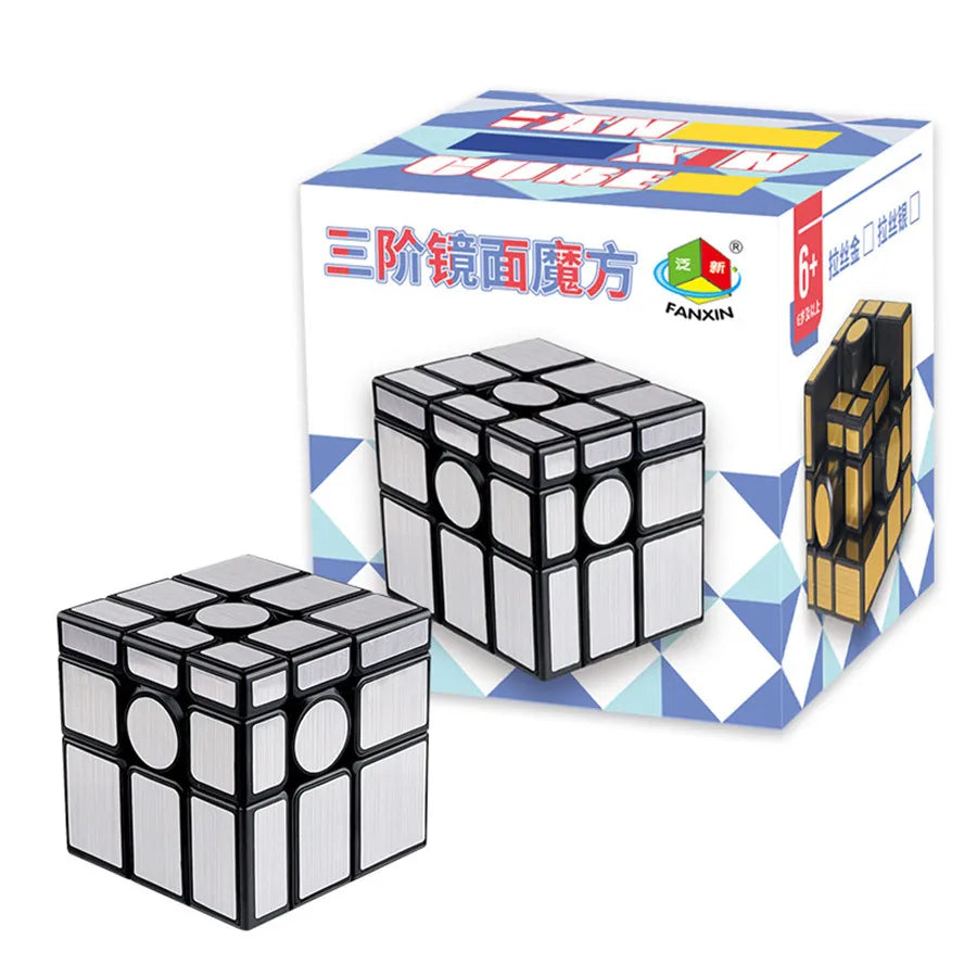 Fanxin Mirror Cube 3x3x3 Magic Speed  Educational Puzzle Toys Magic Cubes For Kids Children Birthday Christmas Gifts