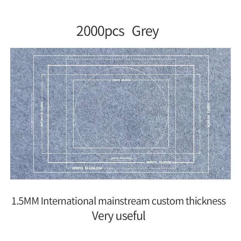 Professional Puzzle Roll Mat Blanket Felt Mat up to 1500/2000/3000 Pieces Accessories Puzzle Portable Travel Storage Bag