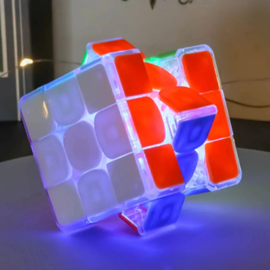 Sengso Lustrous Cube 3x3 Magic Cube 3Layers Speed Cube Professional Puzzle Toys For Children Kids Gift Toy