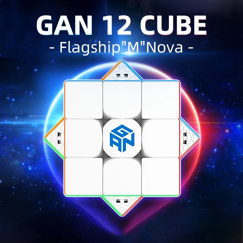 GAN 12 Maglev UV 3x3 Magnetic Magic Speed Cube Gan 12 M Pro Puzzle GAN 12 M Magnetic Levitation GAN12 Fidget Toys Cubo Magico