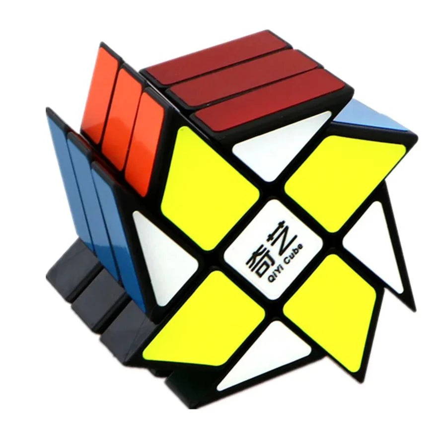 QIYI Speed Magic Cube 3x3x3 4x4x4 5x5x5 Puzzle Black Stickers Magic Cube Education Learnning Cubo Magico Toys For Children Kids