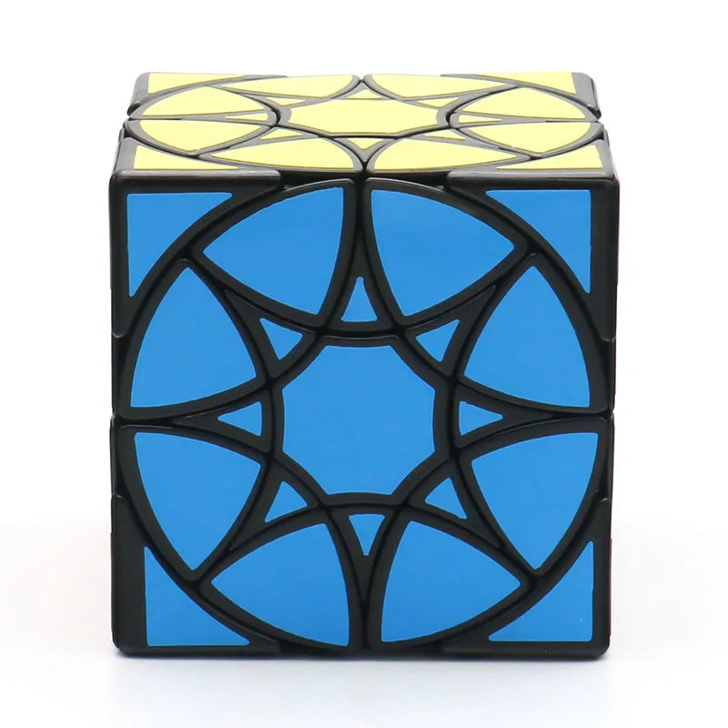 Calvin's Puzzle Multi-Star Wheel Cube Star Dino Twisty Black Body Teenager Adult Magic Intelligence Toy Brain Teaser Beginner